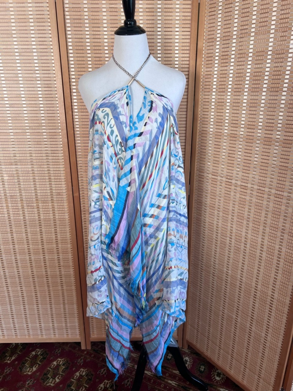 NWT Pool to Party Maxi Halter Sundress Coverup